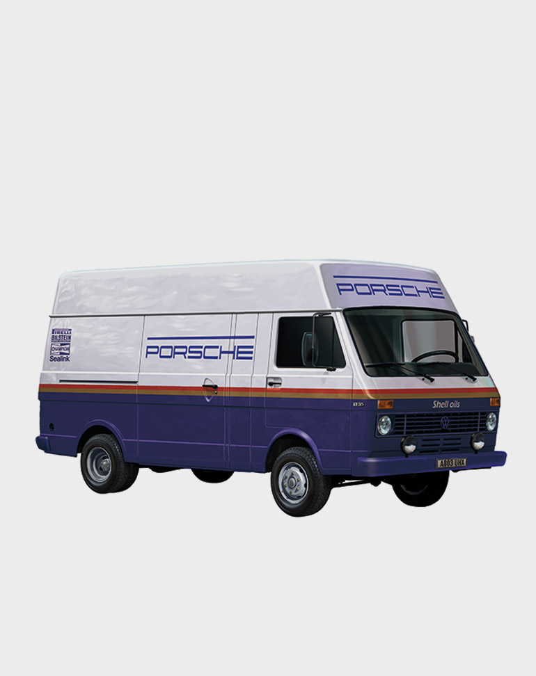 VEHICULOS ASISTENCIA ENTREGA 31 VOLKSWAGEN LT 35 PORSCHE TEAM