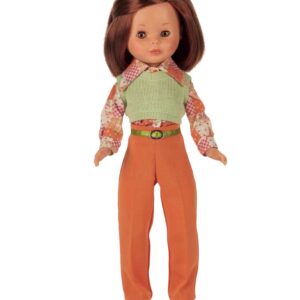 VESTIDOS NANCY ENTREGA 31 PANTALÓN DE PINZAS CON CHALECO Y BLUSA PATCHWORK