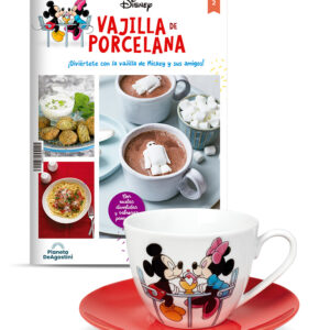 VAJILLA DISNEY ENTREGA 2 TAZÓN Y PLATO DE DESAYUNO DE MICKEY Y MINNIE