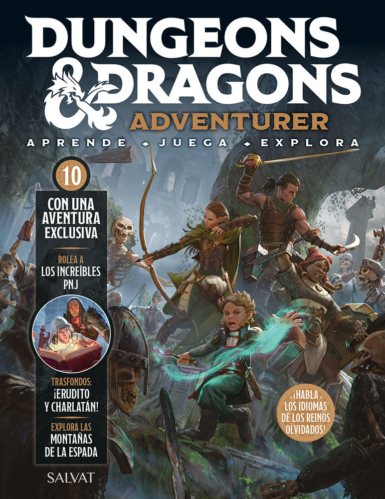 DUNGEONS & DRAGONS ENTREGA 10 juego de minidados metálicos