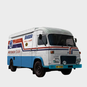 VEHICULOS ASISTENCIA ENTREGA 48 Avia 21 Skoda rallye team