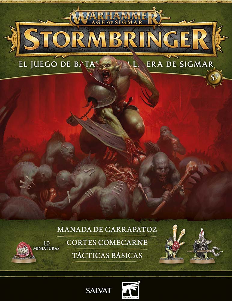 WARHAMMER STORMBRINGER ENTREGA 57 diez miniaturas de una manada de Garrapatoz