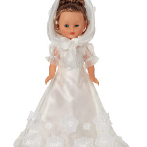 VESTIDOS NANCY ENTREGA 45 DE NOVIA CON MANGAS FAROL Y BORDADOS