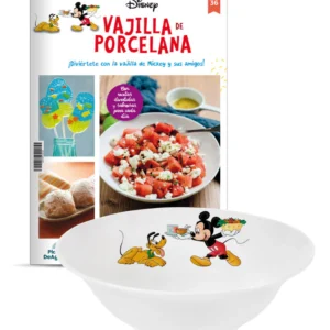 VAJILLA DISNEY ENTREGA 36 ENSALADERA DE MICKEY Y PLUTO