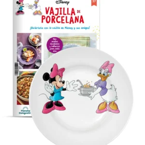 VAJILLA DISNEY ENTREGA 37 Plato sopero de Minnie y Daisy