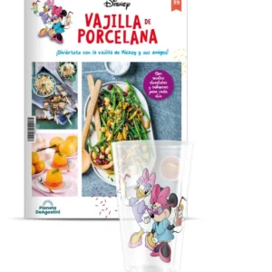 VAJILLA DISNEY ENTREGA 39 Vaso de Minnie y Daisy