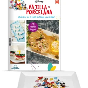 VAJILLA DISNEY ENTREGA 43 Fuente rectangular de Mickey y sus amigos