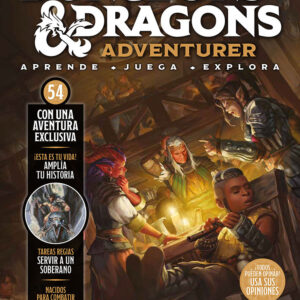 DUNGEONS & DRAGONS ENTREGA 54 suplemento de conjuros + hojas de personaje + un elegante juego de dados