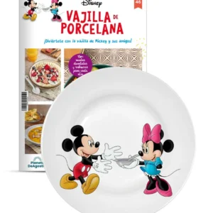 VAJILLA DISNEY ENTREGA 46 Plato sopero de Mickey y Minnie