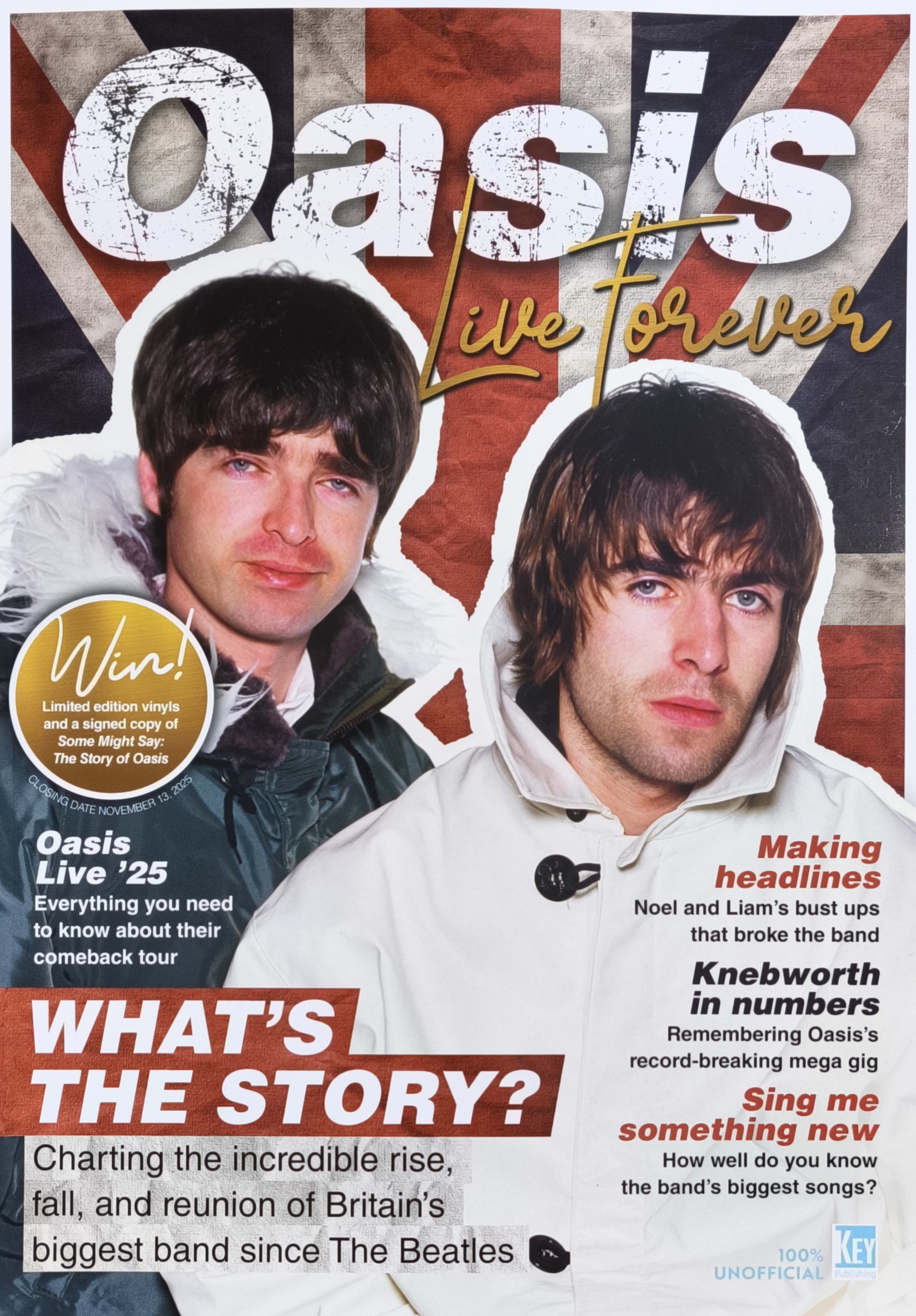 Oasis Live Forever Magazine 100% Unofficial