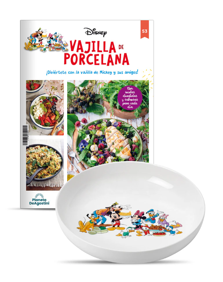 VAJILLA DISNEY ENTREGA 53 Frutera de Mickey y sus amigos