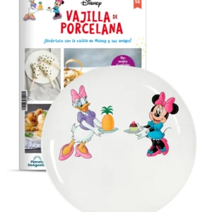 VAJILLA DISNEY ENTREGA 56 Plato de postre de Minnie y Daisy