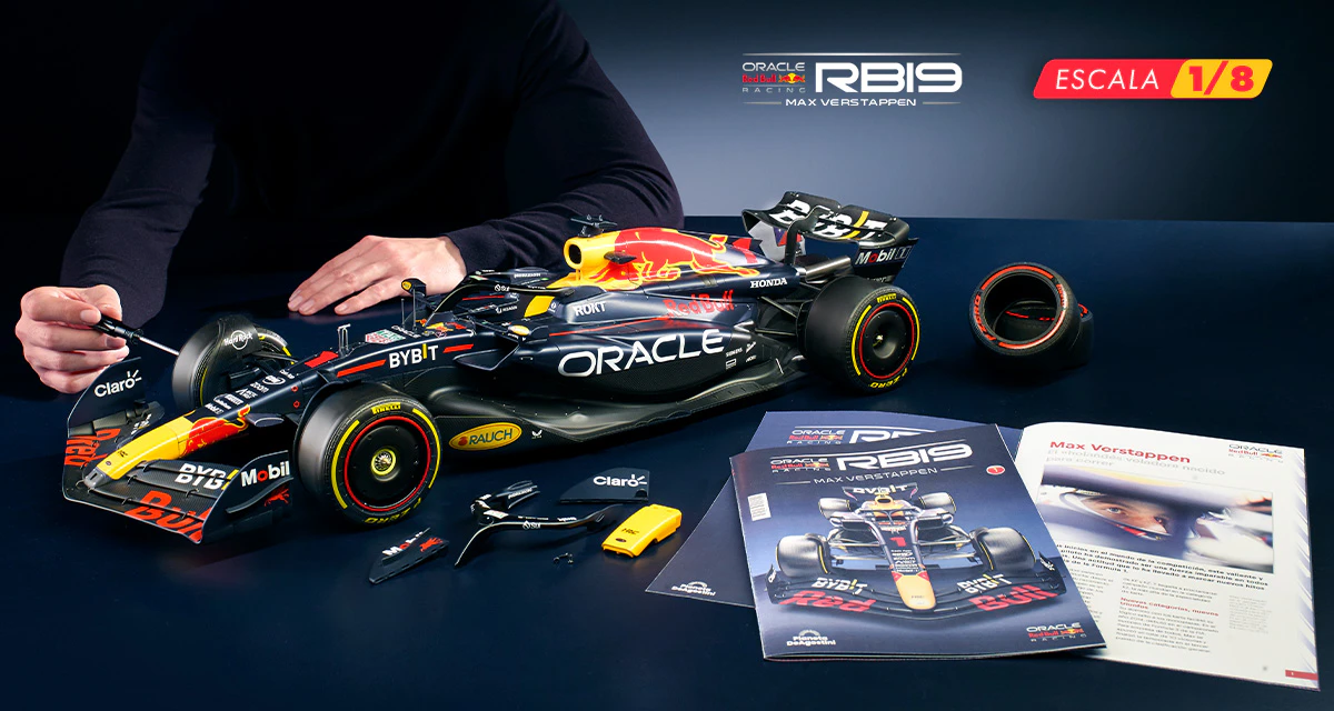 CONSTRUYE EL RED BULL RB19 DE VERSTAPPEN
