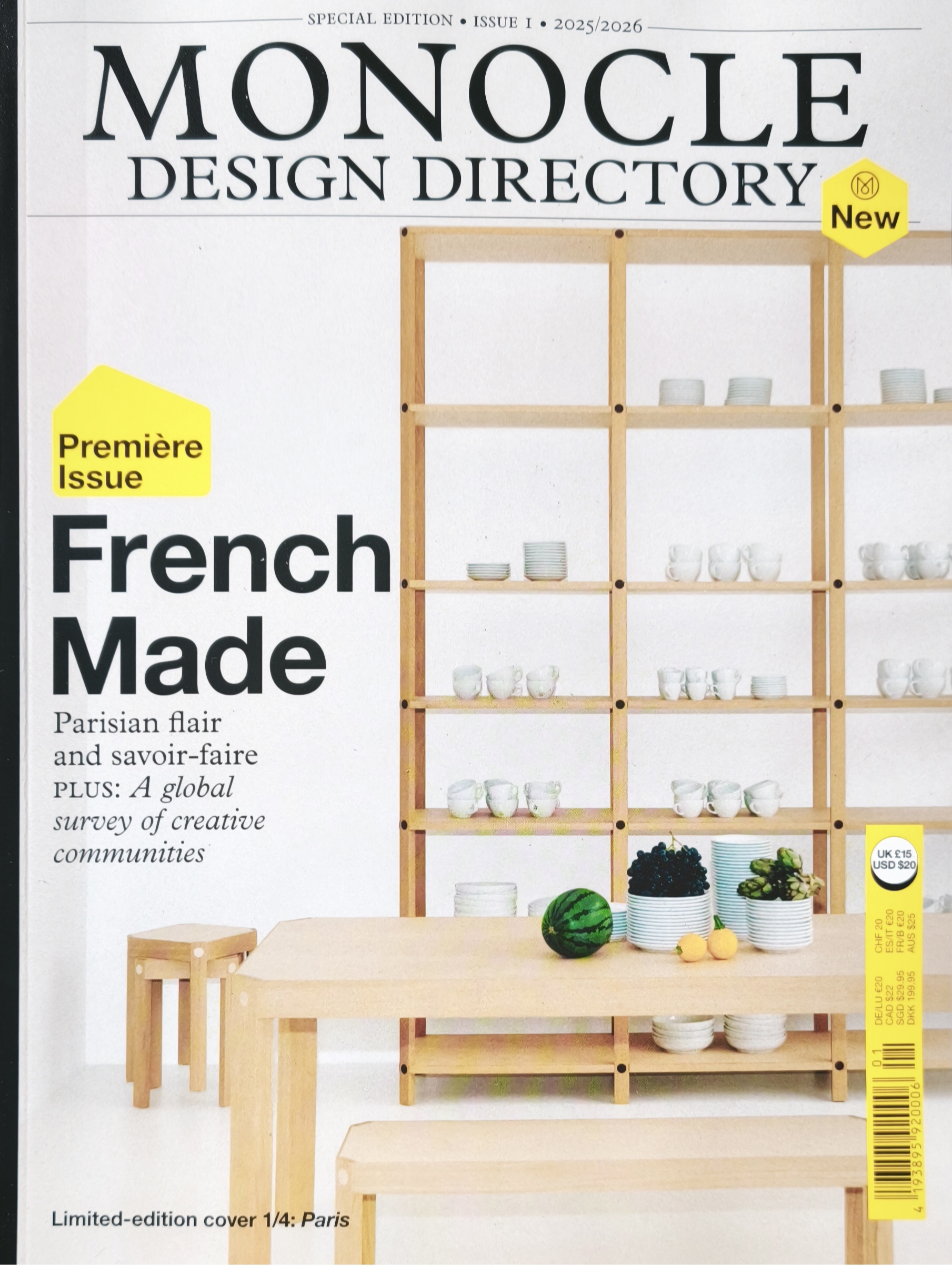 Monocle Design Directory Special Edition Issue 1 2025/2026