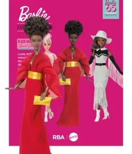 VESTIDOS BARBIE ENTREGA 24 BLACK BARBIE