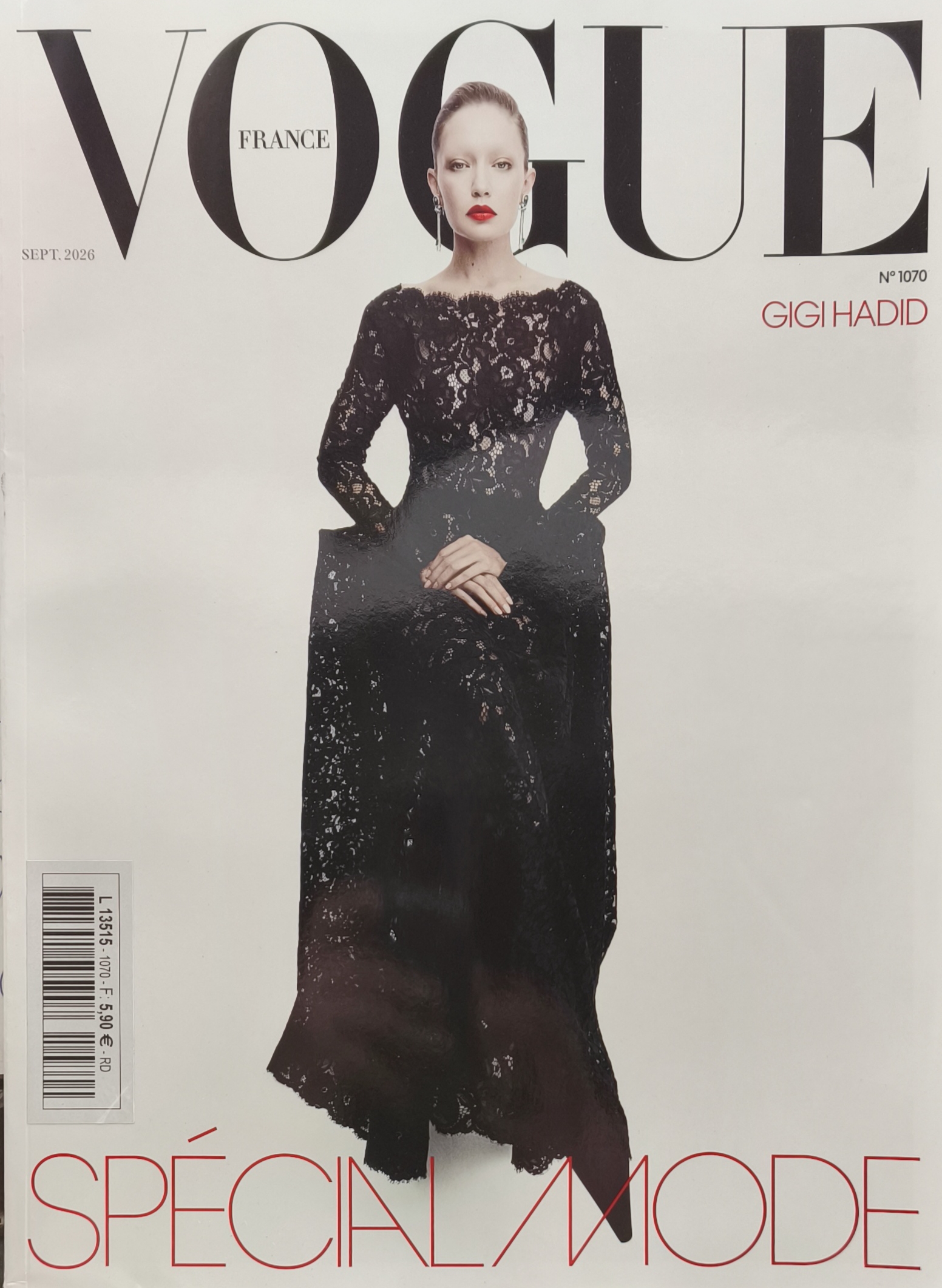 Gigi Hadi Vogue France Septiembre 2026